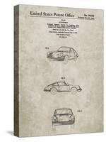 PP144- Sandstone 1964 Porsche 911  Patent Poster-Cole Borders-Stretched Canvas