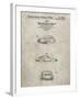 PP144- Sandstone 1964 Porsche 911  Patent Poster-Cole Borders-Framed Giclee Print