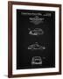PP144- Vintage Black 1964 Porsche 911  Patent Poster-Cole Borders-Framed Giclee Print