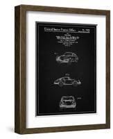 PP144- Vintage Black 1964 Porsche 911  Patent Poster-Cole Borders-Framed Giclee Print