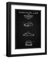 PP144- Vintage Black 1964 Porsche 911  Patent Poster-Cole Borders-Framed Giclee Print