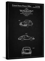 PP144- Vintage Black 1964 Porsche 911  Patent Poster-Cole Borders-Stretched Canvas