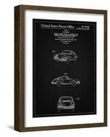 PP144- Vintage Black 1964 Porsche 911  Patent Poster-Cole Borders-Framed Giclee Print