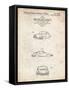 PP144- Vintage Parchment 1964 Porsche 911  Patent Poster-Cole Borders-Framed Stretched Canvas