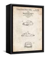 PP144- Vintage Parchment 1964 Porsche 911  Patent Poster-Cole Borders-Framed Stretched Canvas