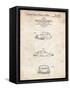 PP144- Vintage Parchment 1964 Porsche 911  Patent Poster-Cole Borders-Framed Stretched Canvas