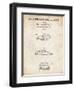 PP144- Vintage Parchment 1964 Porsche 911  Patent Poster-Cole Borders-Framed Giclee Print