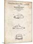 PP144- Vintage Parchment 1964 Porsche 911  Patent Poster-Cole Borders-Mounted Giclee Print