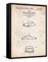 PP144- Vintage Parchment 1964 Porsche 911  Patent Poster-Cole Borders-Framed Stretched Canvas