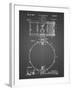 PP147- Black Grid Slingerland Snare Drum Patent Poster-Cole Borders-Framed Giclee Print