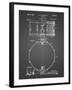 PP147- Black Grid Slingerland Snare Drum Patent Poster-Cole Borders-Framed Giclee Print