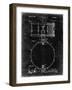 PP147- Black Grunge Slingerland Snare Drum Patent Poster-Cole Borders-Framed Giclee Print