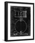 PP147- Black Grunge Slingerland Snare Drum Patent Poster-Cole Borders-Framed Giclee Print