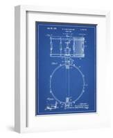 PP147- Blueprint Slingerland Snare Drum Patent Poster-Cole Borders-Framed Giclee Print