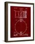 PP147- Burgundy Slingerland Snare Drum Patent Poster-Cole Borders-Framed Giclee Print