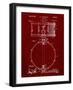 PP147- Burgundy Slingerland Snare Drum Patent Poster-Cole Borders-Framed Giclee Print