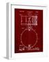 PP147- Burgundy Slingerland Snare Drum Patent Poster-Cole Borders-Framed Giclee Print