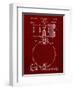 PP147- Burgundy Slingerland Snare Drum Patent Poster-Cole Borders-Framed Giclee Print