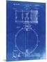 PP147- Faded Blueprint Slingerland Snare Drum Patent Poster-Cole Borders-Mounted Giclee Print