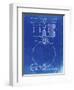 PP147- Faded Blueprint Slingerland Snare Drum Patent Poster-Cole Borders-Framed Giclee Print