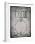 PP147- Faded Grey Slingerland Snare Drum Patent Poster-Cole Borders-Framed Giclee Print