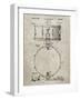 PP147- Sandstone Slingerland Snare Drum Patent Poster-Cole Borders-Framed Giclee Print