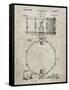 PP147- Sandstone Slingerland Snare Drum Patent Poster-Cole Borders-Framed Stretched Canvas