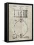 PP147- Sandstone Slingerland Snare Drum Patent Poster-Cole Borders-Framed Stretched Canvas