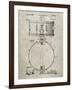 PP147- Sandstone Slingerland Snare Drum Patent Poster-Cole Borders-Framed Giclee Print