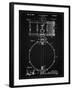 PP147- Vintage Black Slingerland Snare Drum Patent Poster-Cole Borders-Framed Giclee Print