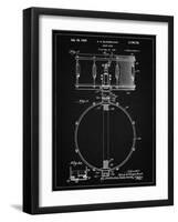 PP147- Vintage Black Slingerland Snare Drum Patent Poster-Cole Borders-Framed Giclee Print