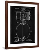 PP147- Vintage Black Slingerland Snare Drum Patent Poster-Cole Borders-Framed Giclee Print