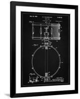 PP147- Vintage Black Slingerland Snare Drum Patent Poster-Cole Borders-Framed Giclee Print