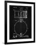 PP147- Vintage Black Slingerland Snare Drum Patent Poster-Cole Borders-Framed Giclee Print