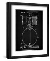 PP147- Vintage Black Slingerland Snare Drum Patent Poster-Cole Borders-Framed Giclee Print