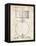 PP147- Vintage Parchment Slingerland Snare Drum Patent Poster-Cole Borders-Framed Stretched Canvas