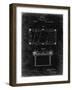 PP149- Black Grunge Pool Table Patent Poster-Cole Borders-Framed Giclee Print