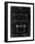 PP149- Black Grunge Pool Table Patent Poster-Cole Borders-Framed Giclee Print