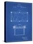 PP149- Blueprint Pool Table Patent Poster-Cole Borders-Stretched Canvas