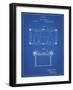 PP149- Blueprint Pool Table Patent Poster-Cole Borders-Framed Giclee Print