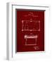 PP149- Burgundy Pool Table Patent Poster-Cole Borders-Framed Giclee Print