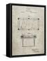PP149- Sandstone Pool Table Patent Poster-Cole Borders-Framed Stretched Canvas