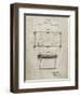 PP149- Sandstone Pool Table Patent Poster-Cole Borders-Framed Premium Giclee Print