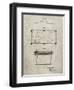 PP149- Sandstone Pool Table Patent Poster-Cole Borders-Framed Premium Giclee Print