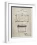 PP149- Sandstone Pool Table Patent Poster-Cole Borders-Framed Premium Giclee Print