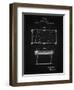 PP149- Vintage Black Pool Table Patent Poster-Cole Borders-Framed Giclee Print