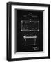 PP149- Vintage Black Pool Table Patent Poster-Cole Borders-Framed Giclee Print