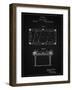 PP149- Vintage Black Pool Table Patent Poster-Cole Borders-Framed Giclee Print