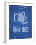 PP15 Blueprint-Borders Cole-Framed Giclee Print