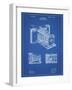 PP15 Blueprint-Borders Cole-Framed Giclee Print